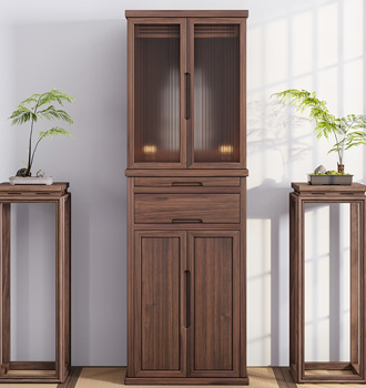 玻璃对开门神龛